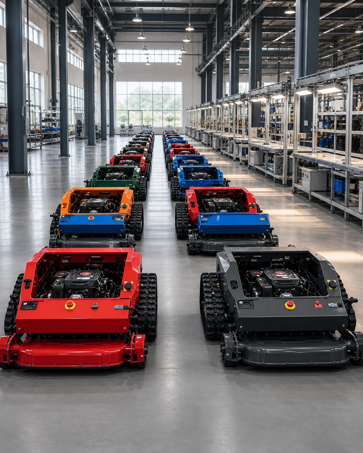 YISHINE remote control mower production line