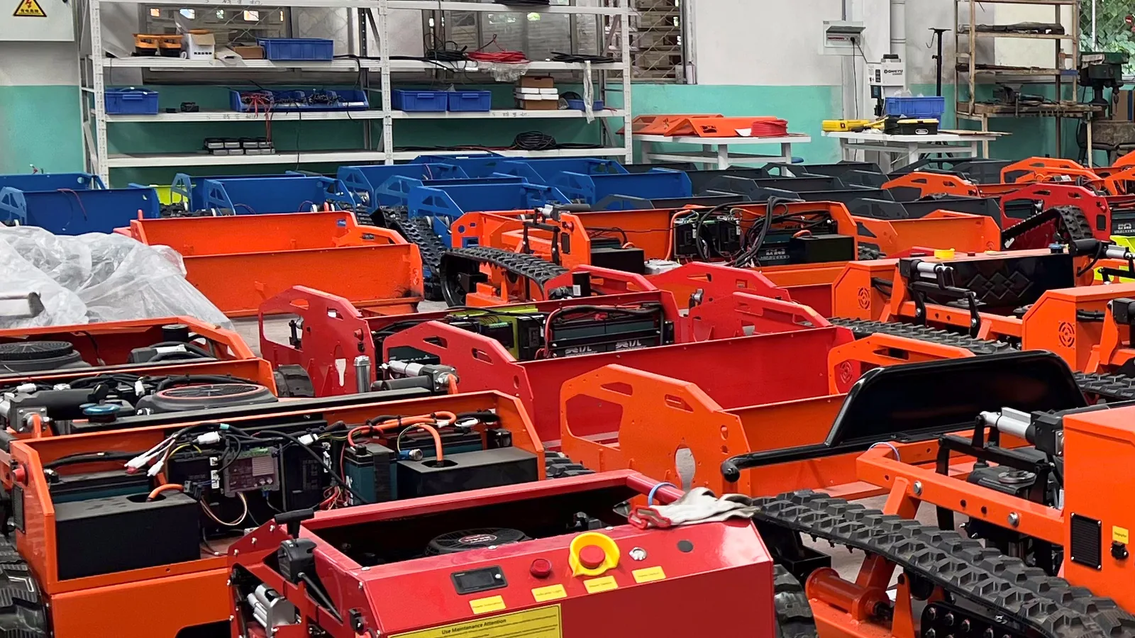 Steep Embankment Mowing With Remote Tracked Equipment