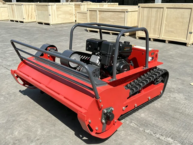 Heavy duty red brush mower