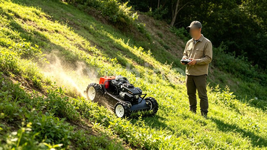 Field Test Shows Remote Control Lawn Mower Robot Delivers Reliable Performance for Slope and Orchard Grass‑Cutting Operations Field Test Shows Remote Control Lawn Mower Robot Delivers Reliable Performance for Slope and Orchard Grass‑Cutting Operations