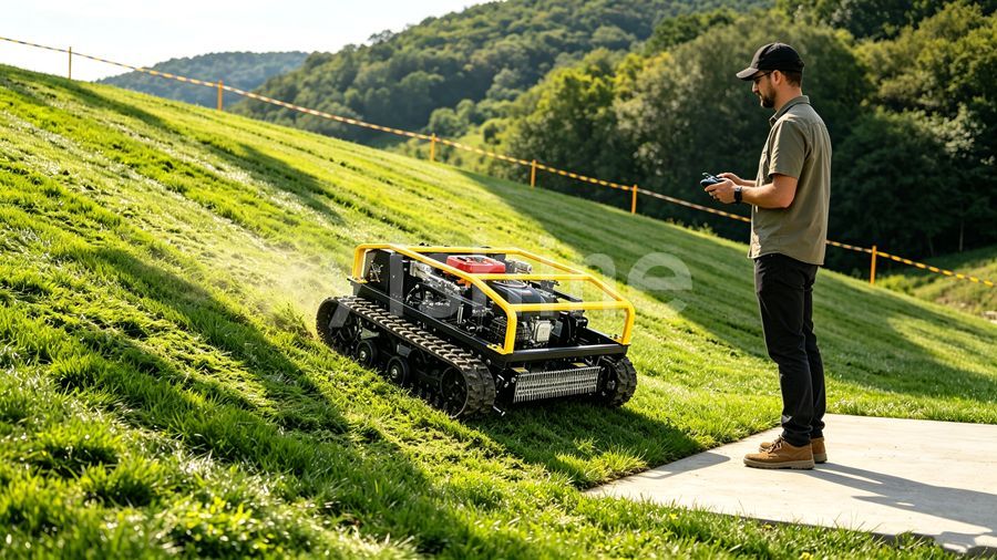 How Remote Control Lawn Mower Robot Solves Practical Pain Points For Global Greening Contractors